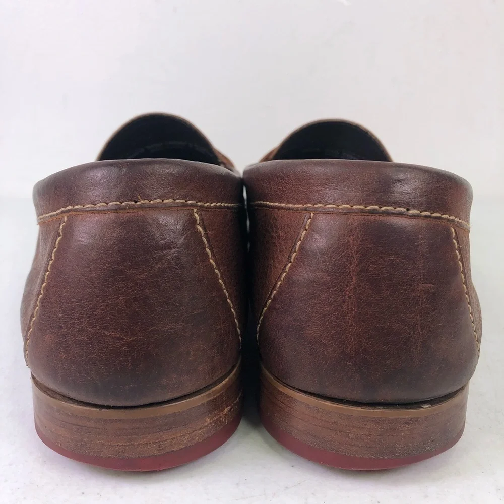 Cole Haan Brown Leather Penny Loafer Shoes Size 11.5D